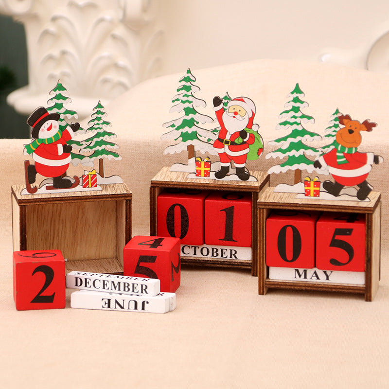 Decorative Wooden Calendar Block Bowlift