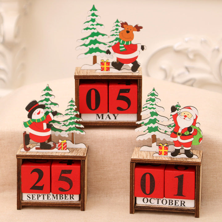 Decorative Wooden Calendar Block Bowlift