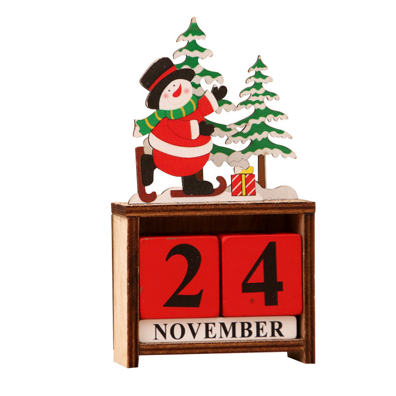 Decorative Wooden Calendar Block Bowlift
