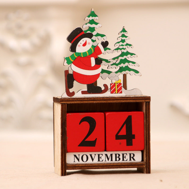 Decorative Wooden Calendar Block Bowlift