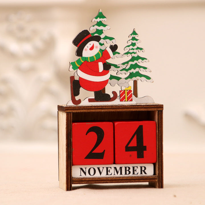 Decorative Wooden Calendar Block Bowlift
