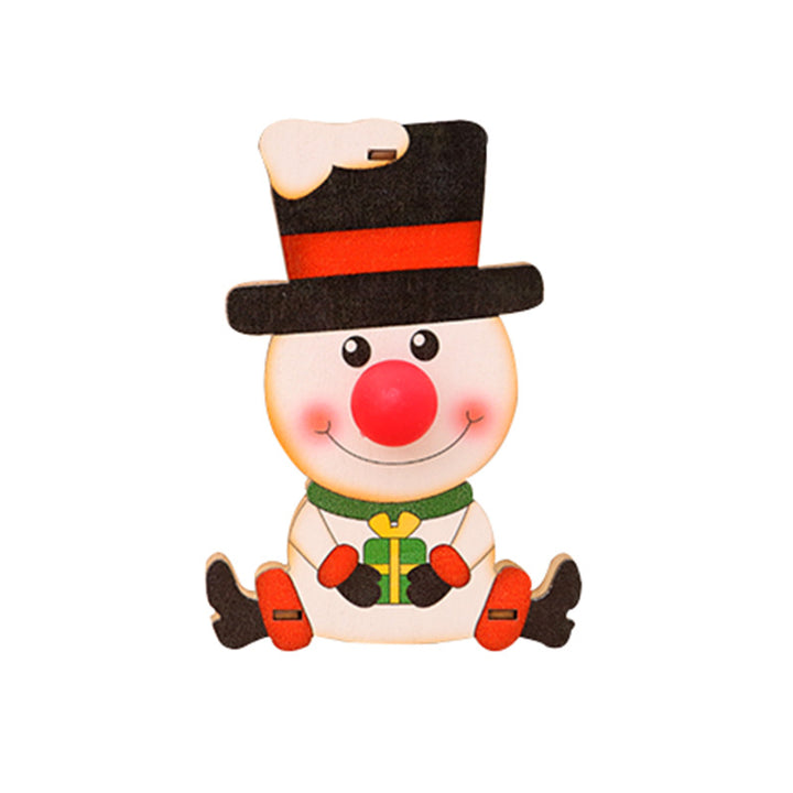 LED Illuminated Santa Ornament Bowlift