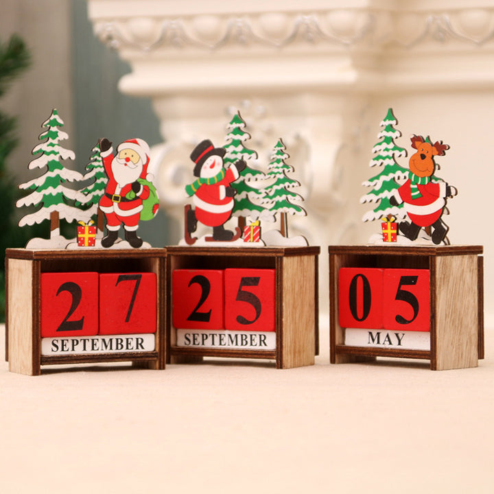 Decorative Wooden Calendar Block Bowlift