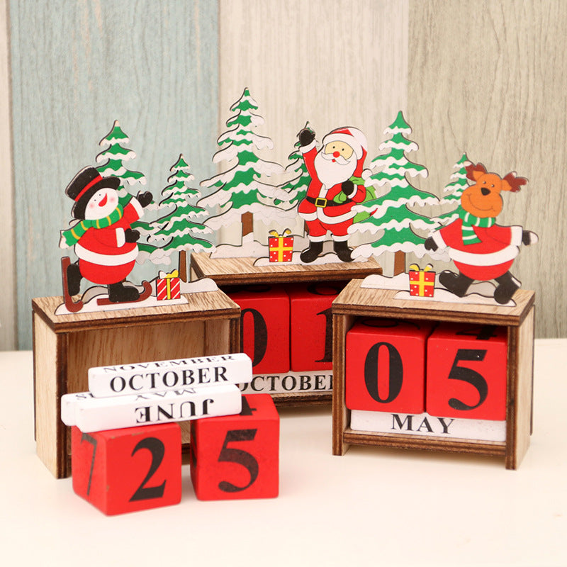 Decorative Wooden Calendar Block Bowlift
