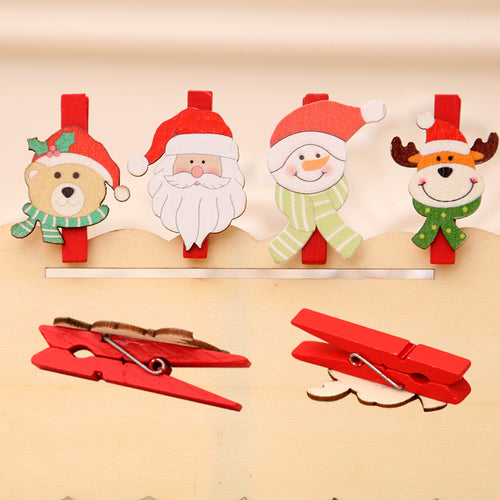 Decorative Christmas Themed Clip Set Bowlift