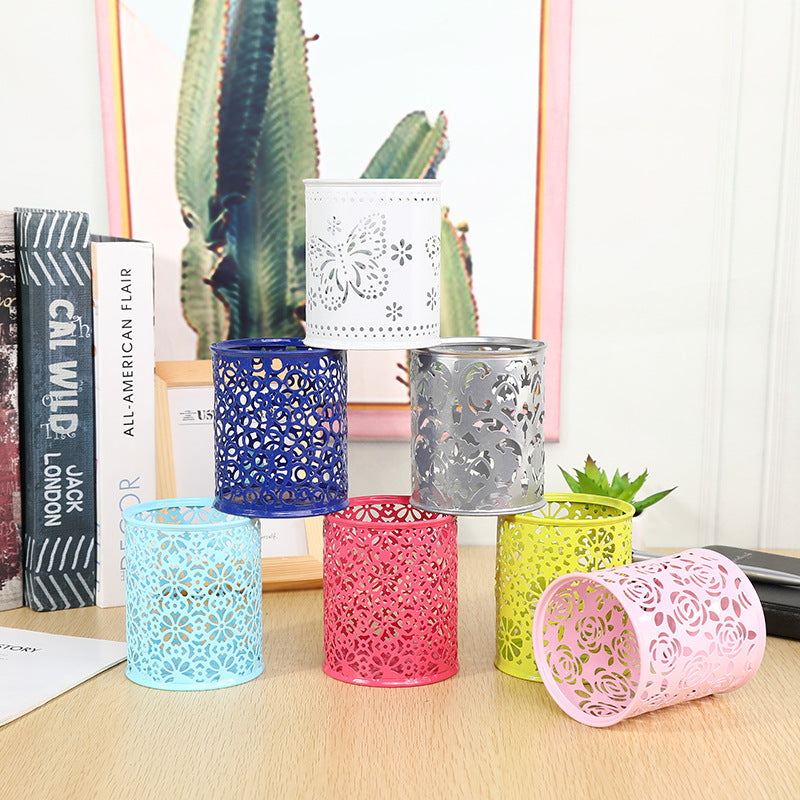 Elegant Decorative Metal Pen Holder Bowlift