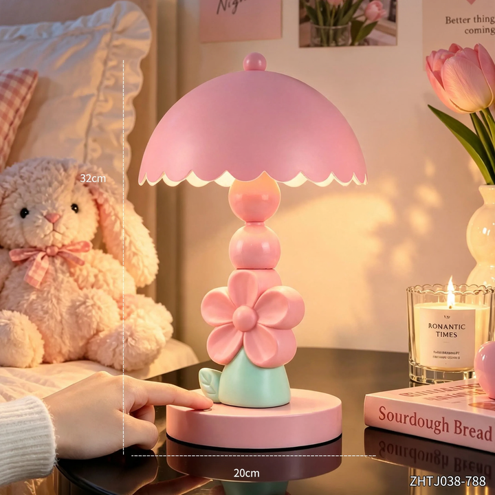 Blossom table lamp with dimmable light, model ZHTJ038