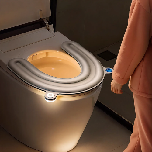 Toilet seat with sensor nightlight and fragrance function