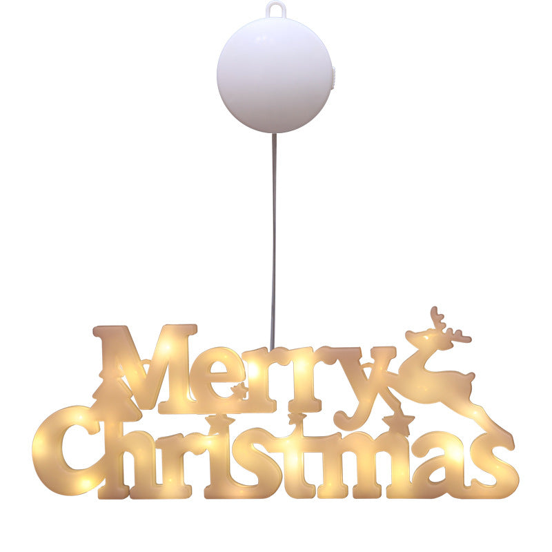 LED Christmas light sign for festive decoration
