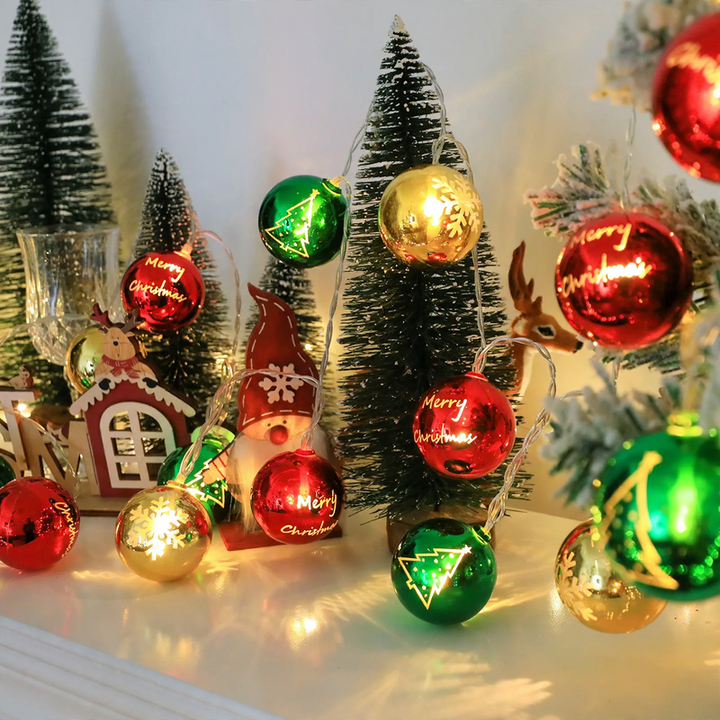 LED Christmas string lights with remote control
