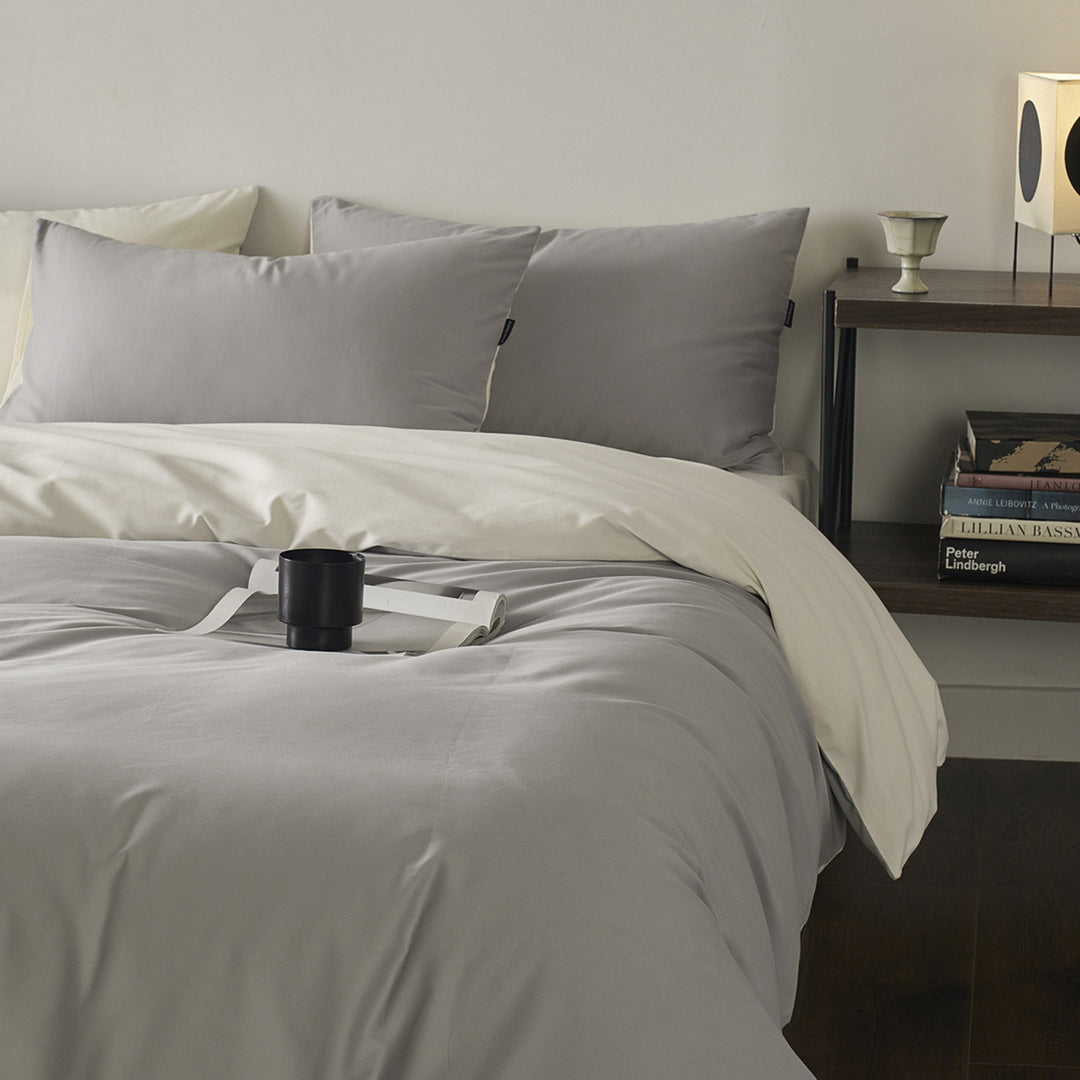 Long-staple cotton bedding, 4-piece, brushed