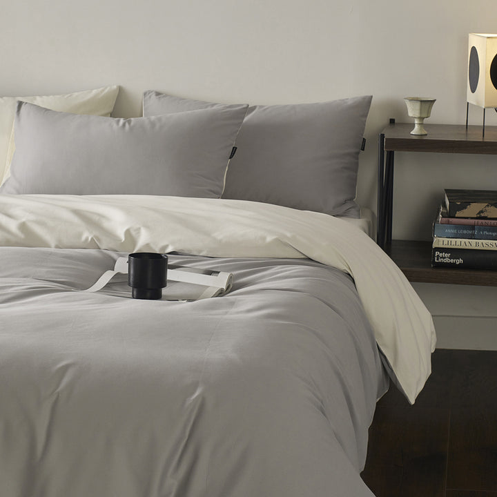 Long-staple cotton bedding, 4-piece, brushed