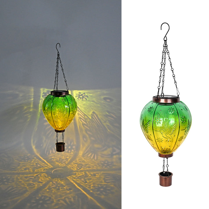 Solar Birdbath in Hot Air Balloon Design