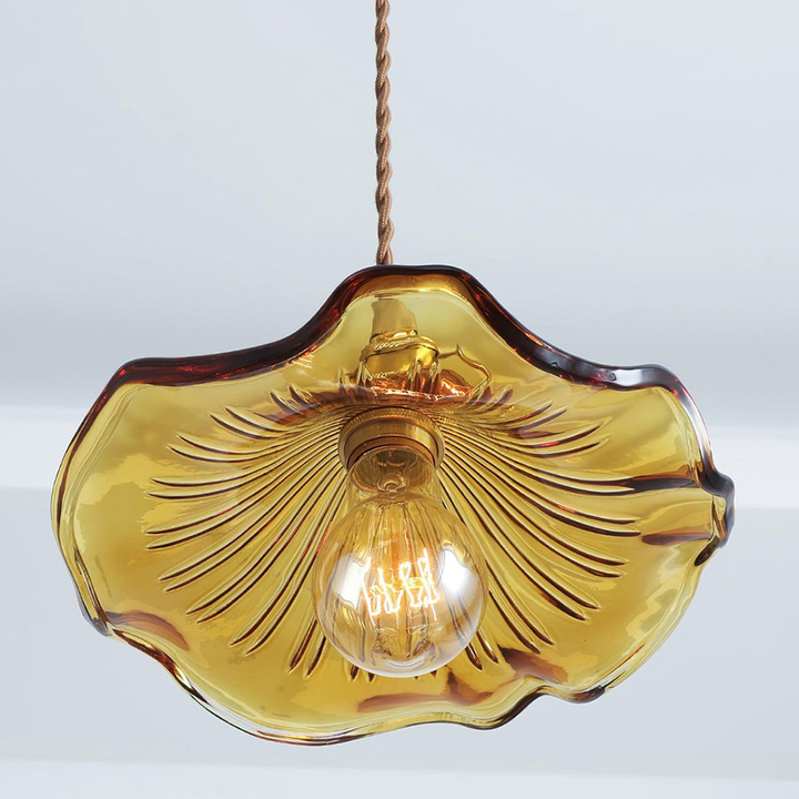BowLift | Chic Hibiscus Glass Pendant Lamp