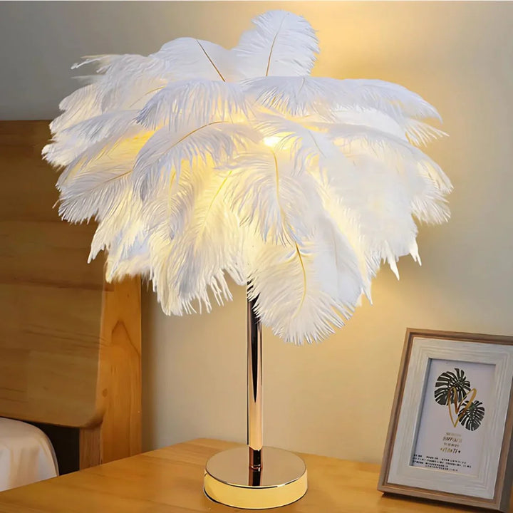 BowLift | Atmospheric Feather Palm Tree Lamp - LumaPalm
