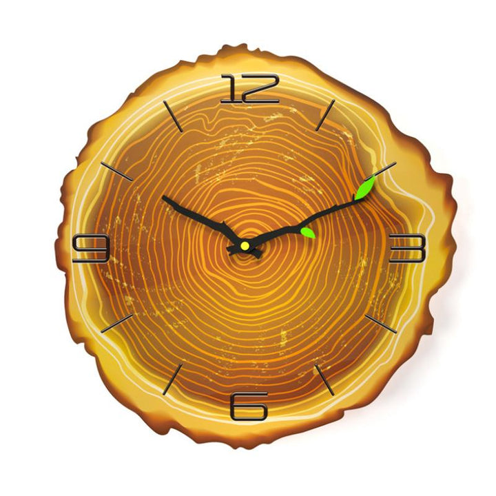 BowLift | Wooden Annual Rings Wall Clock
