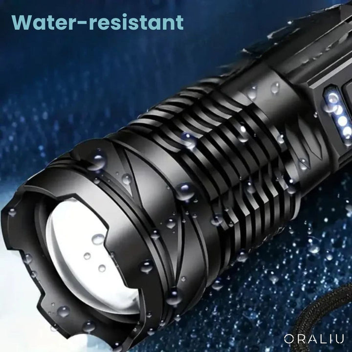 BowLift | Zoomable LED Flashlight – 3KM Range, Ultra Bright & Durable