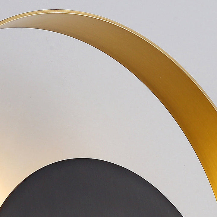 BowLift | Modern Minimalist Iron Circle Ring 1-Light Wall Sconces Lamp For Bedroom