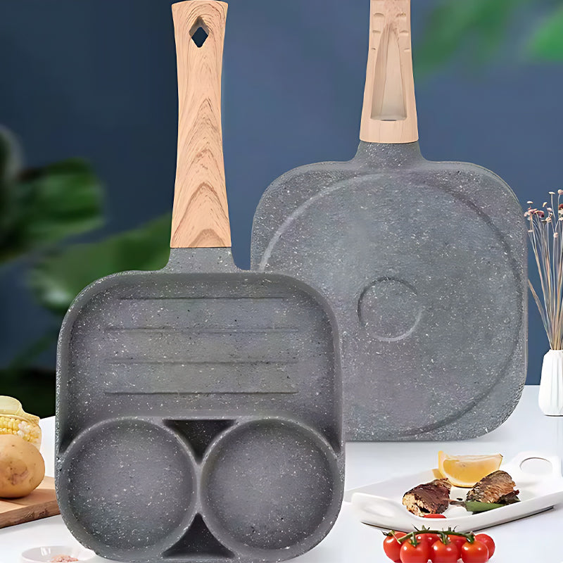 BowLift | Four-hole egg pan, breakfast omelette household frying pan non-stick pan