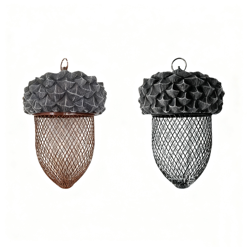 BowLift | Hummingbird Acorn Wrought Iron Bird Feeder