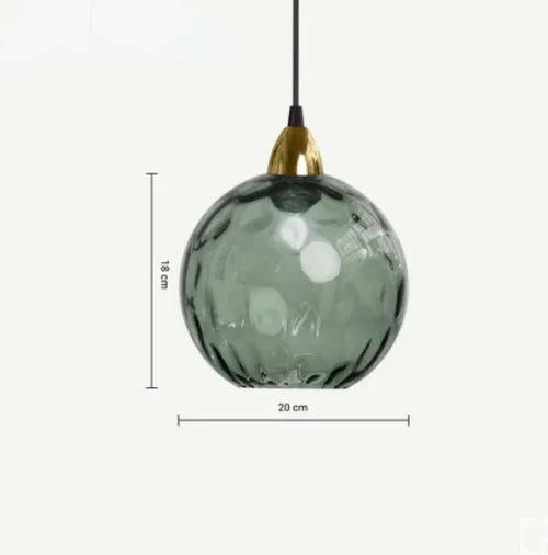 BowLift | Spherical Glass Pendant Light