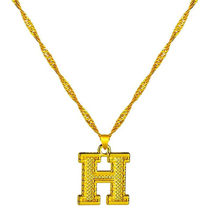BowLift | 18K gold-plated initial letter necklace