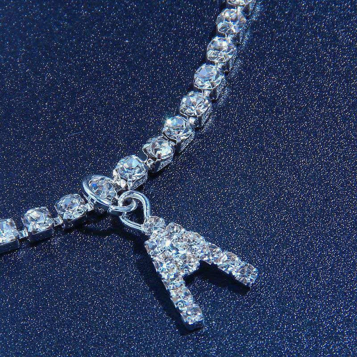 BowLift | Rhinestone Letter Anklet