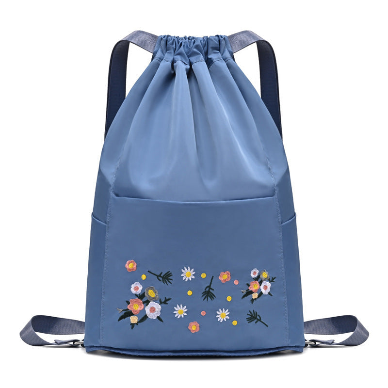 BowLift | Simple embroidered drawstring yoga bag