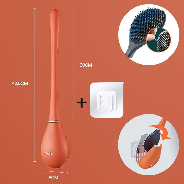 BowLift | Flexible silicone toilet brush