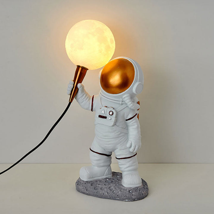 BowLift | CosmoBuddy Astronaut Wall Lamp | Creative Design | Resin & ABS | LED Bedroom Light