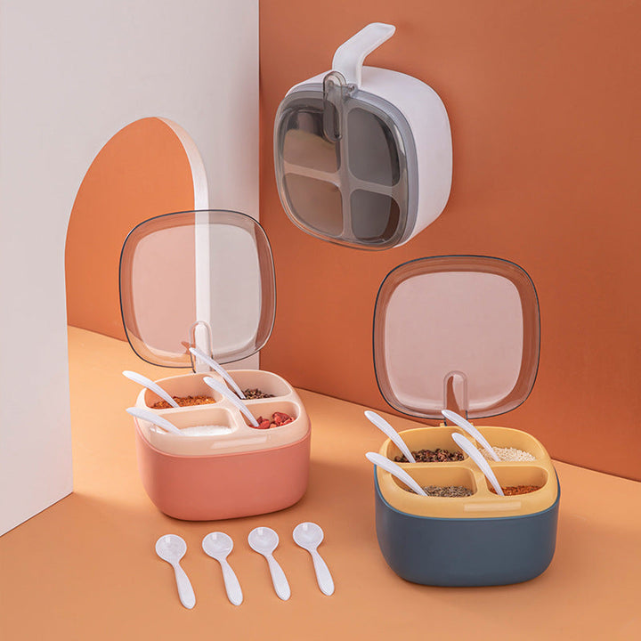 BowLift | Four Seasoning Box With Lid