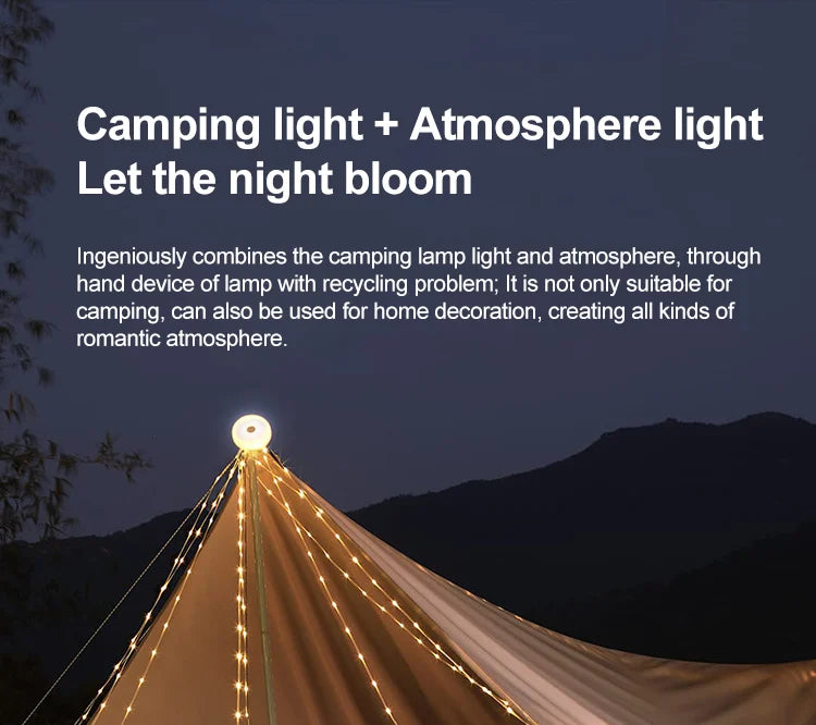 BowLift | Multifunctional Portable Camping Light (10m)