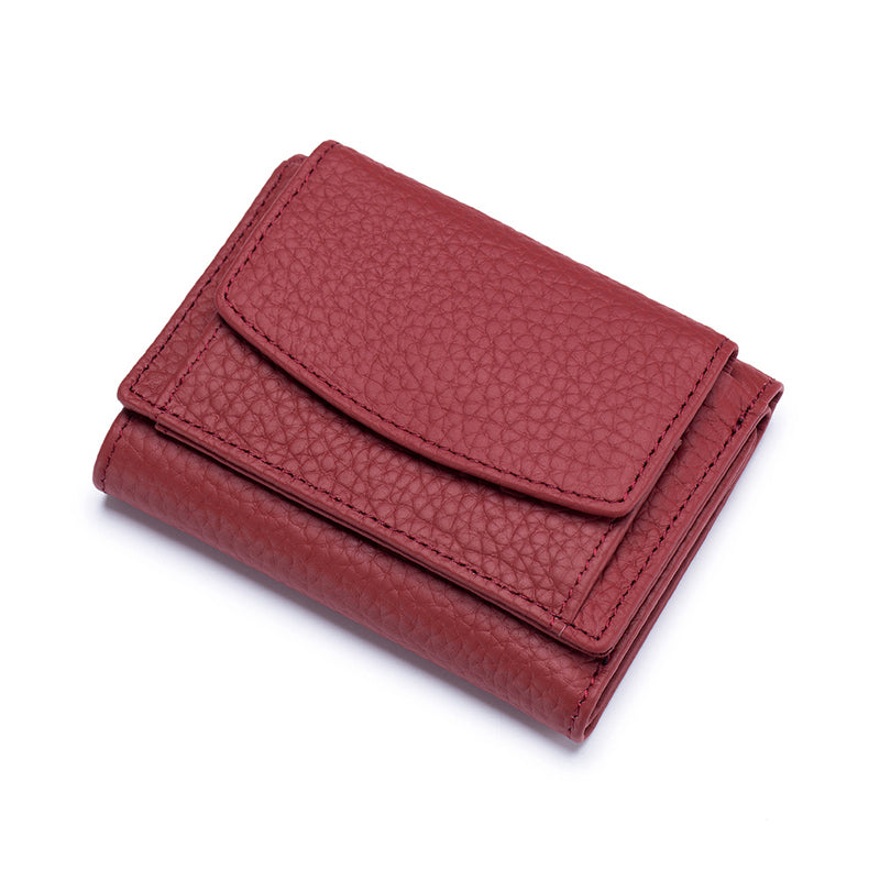 Handcrafted RFID wallet made of soft leather