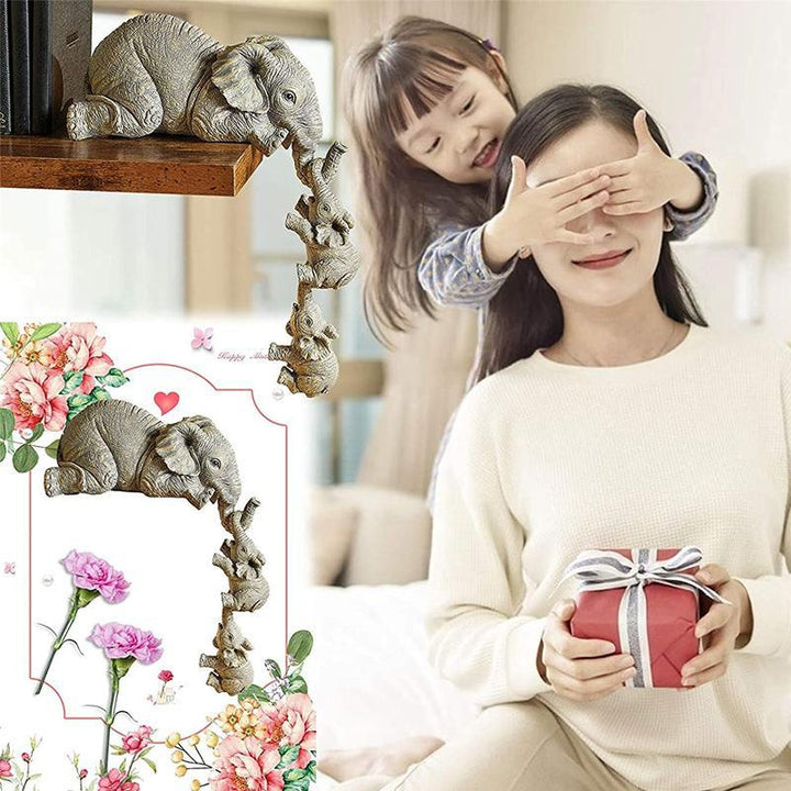 BowLift | Elephant sitter hand-painted figures
