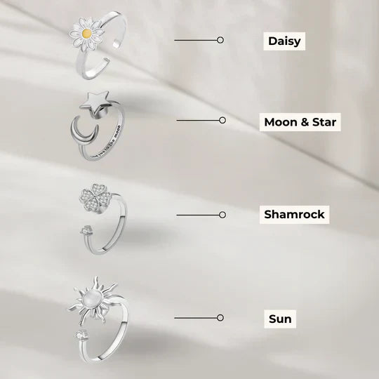 BowLift | CalmRing Nua - Stylish Ring for Stress and Anxiety