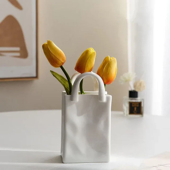 BowLift | Tote-Style Ceramic Vase