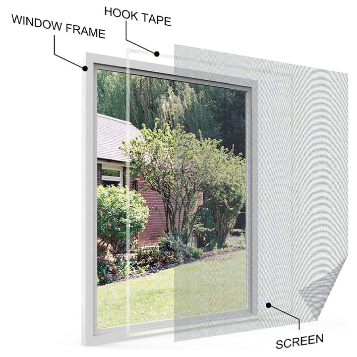 BowLift | Anti-mosquito Self-adhesive Window Screen