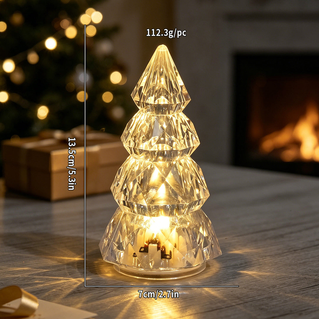 LED Christmas Tree Decorative Light with Glitter Effect