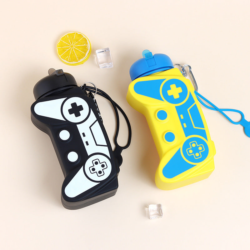 Foldable Silicone Drinking Bottle with Game Design 600 ml