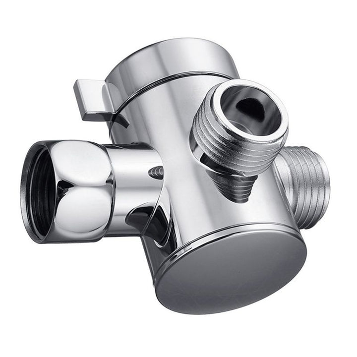 BowLift | Silver Dual Showerhead with Hose Modern Style Wall Mounted Showerhead