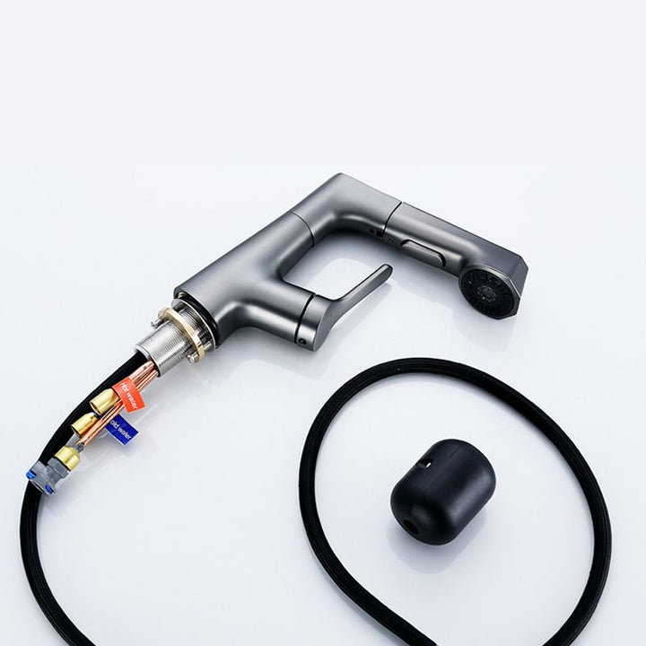 BowLift | Contemporary Style Center Sink Faucets Lever Handles Faucets for Bathroom