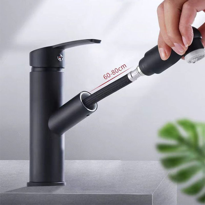 BowLift | Contemporary Vessel Faucet Pull-Down Faucet with Single Handle