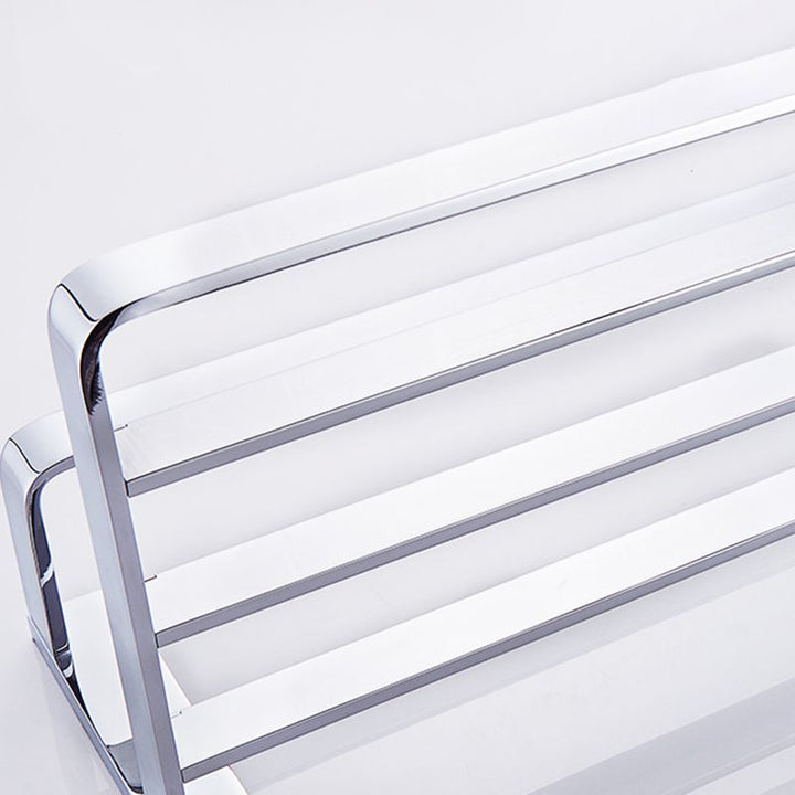 BowLift | Polished Chrome Bathroom Accessory Set Modern Brass Bathroom Accessory Kit