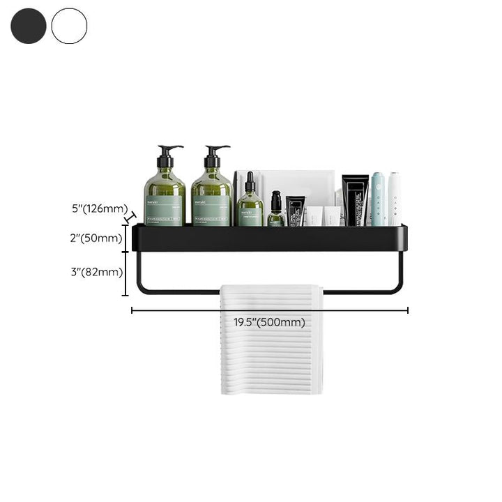 BowLift | Contemporary Bathroom Accessories Hardware Set Aluminum Bathroom Shelf