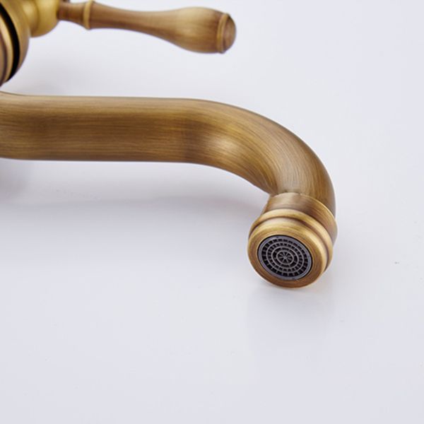 BowLift | Round Basin Faucet Bathroom Faucet Single Lever High Arc Basin Faucet