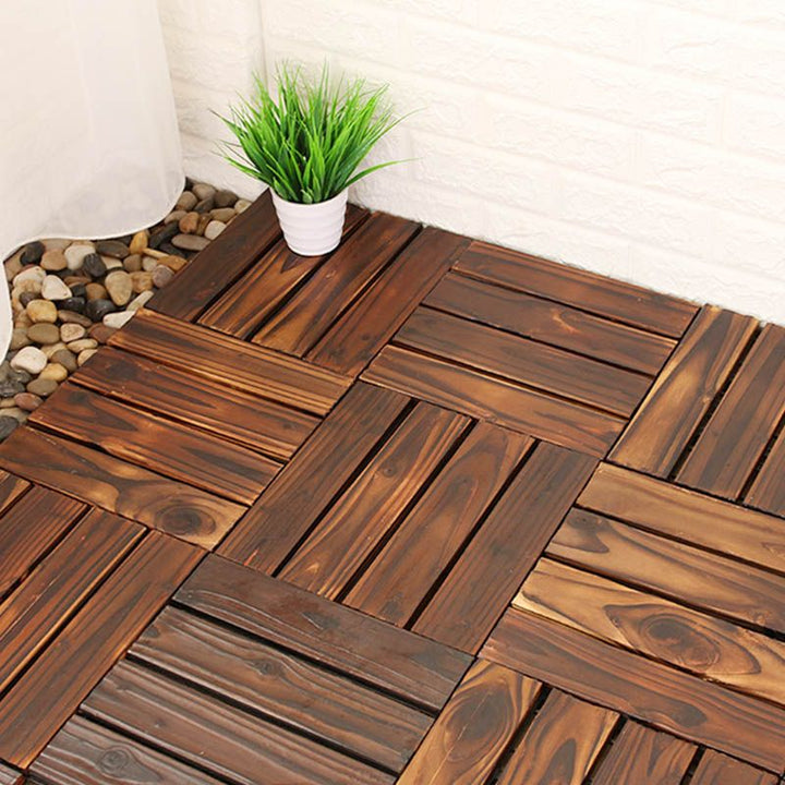 BowLift | Connection Patio Floor Tiles Made of Solid Wood Patio Floor Tiles
