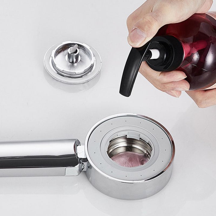 BowLift | Contemporary Wall-Mounted Shower Head Combination Chrome Round Hand Shower