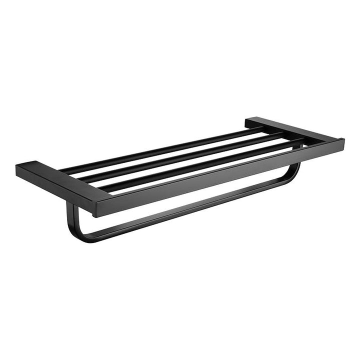 BowLift | 5-piece Modernism Bath Accessory Set in Matte Black Stainless Steel