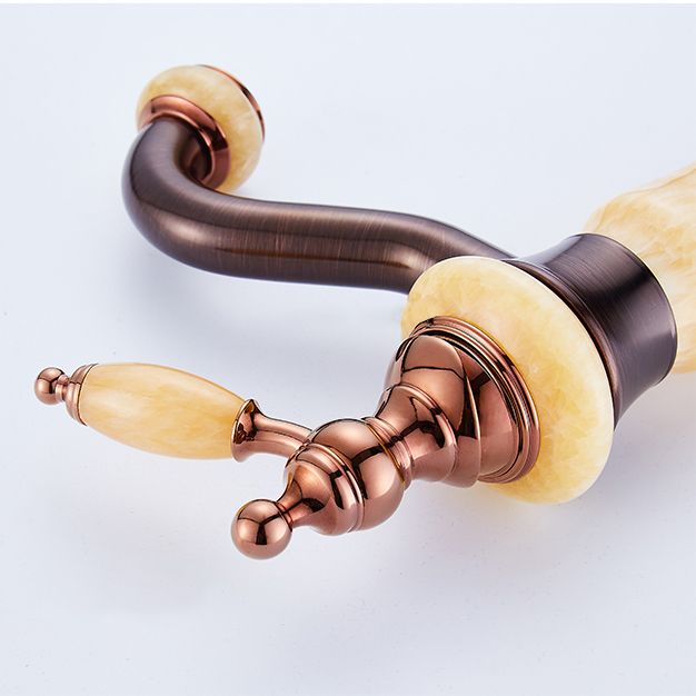 BowLift | Luxury Ship Basin Faucet Lever Handle Round Ship Basin Bathroom Faucet