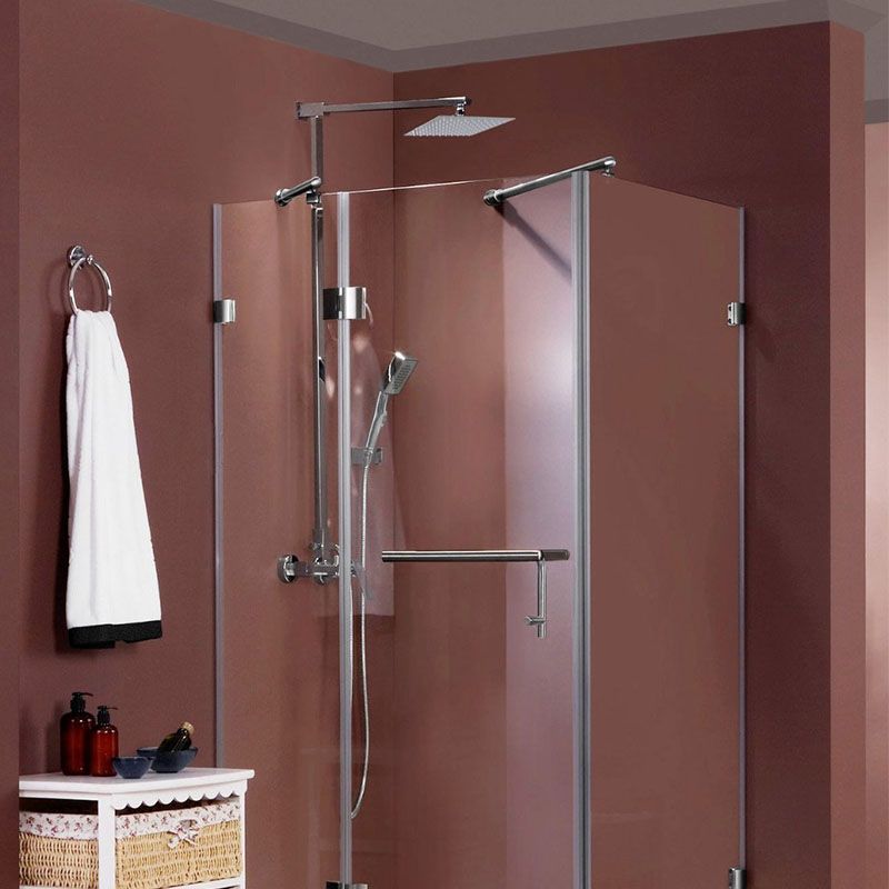 BowLift | Showerhead Square Wall Mounted Rain Spray Stainless Steel Showerhead